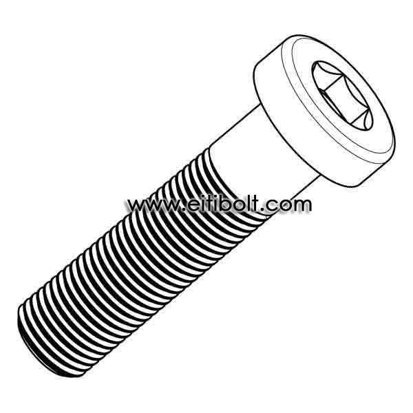 Vis à tête cylindrique à six pans creux en titane DIN 6912 ASME B18.3