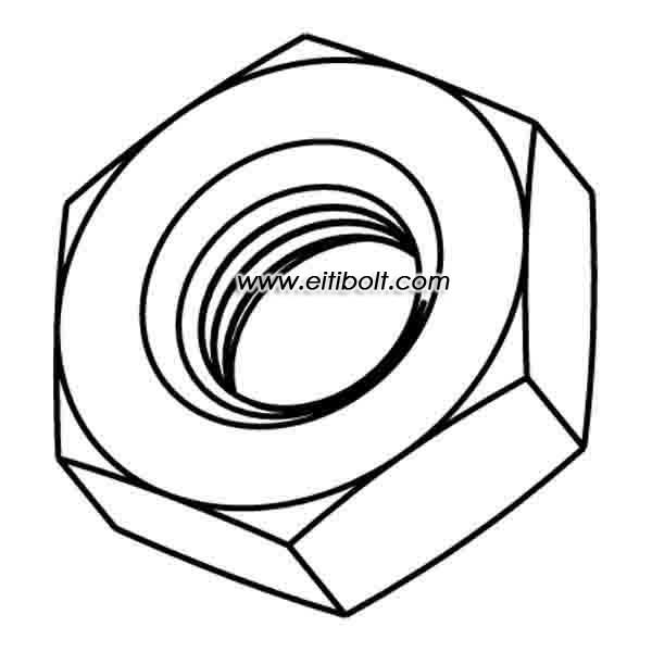 DIN 936 ASME B18.2.2 Écrous hexagonaux, écrous minces, écrous lourds et contre-écrous en titane